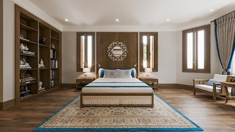 Mẫu gương cổ điển là món trang trí hấp dẫn để làm cho phòng ngủ trở nên đẹp tinh tế.